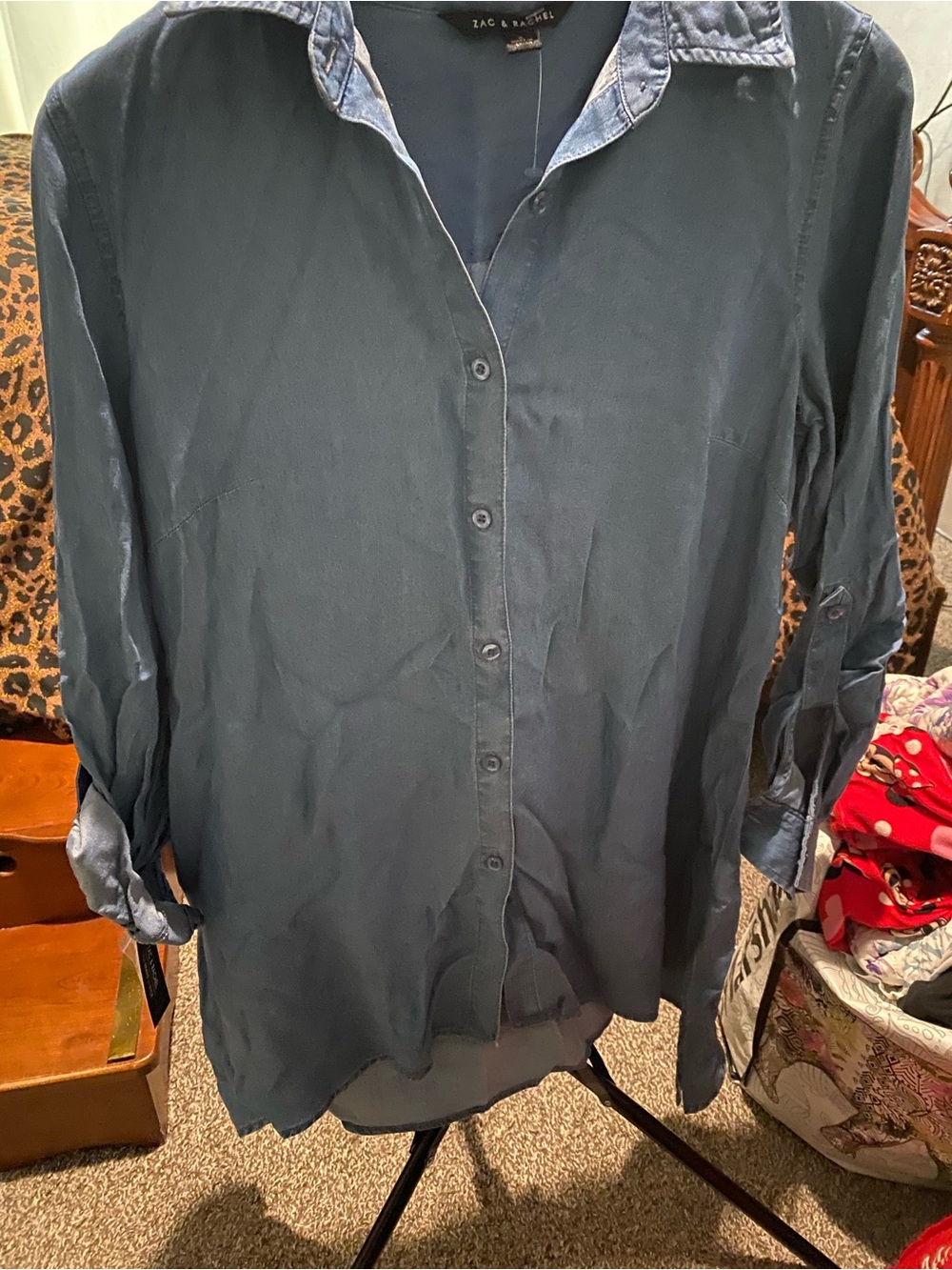 Zac & Rachel Denim Button-Up Women’s Shirt